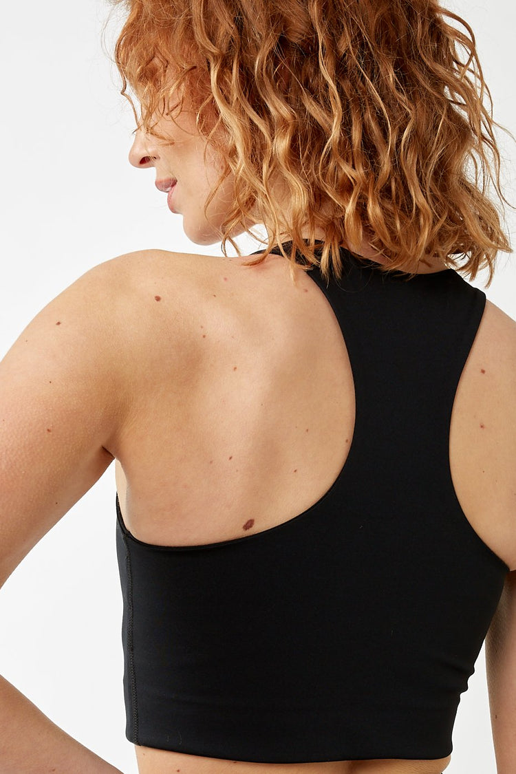 Girlfriend Collective Black Paloma Sports Bra