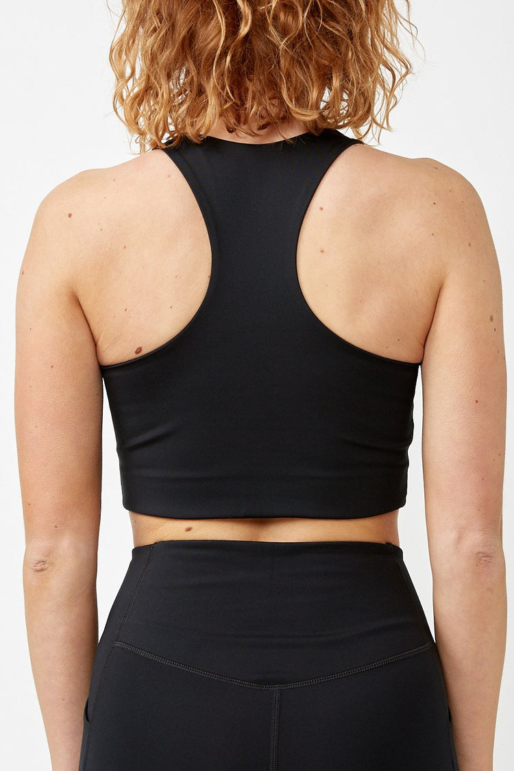 Girlfriend Collective Black Paloma Sports Bra