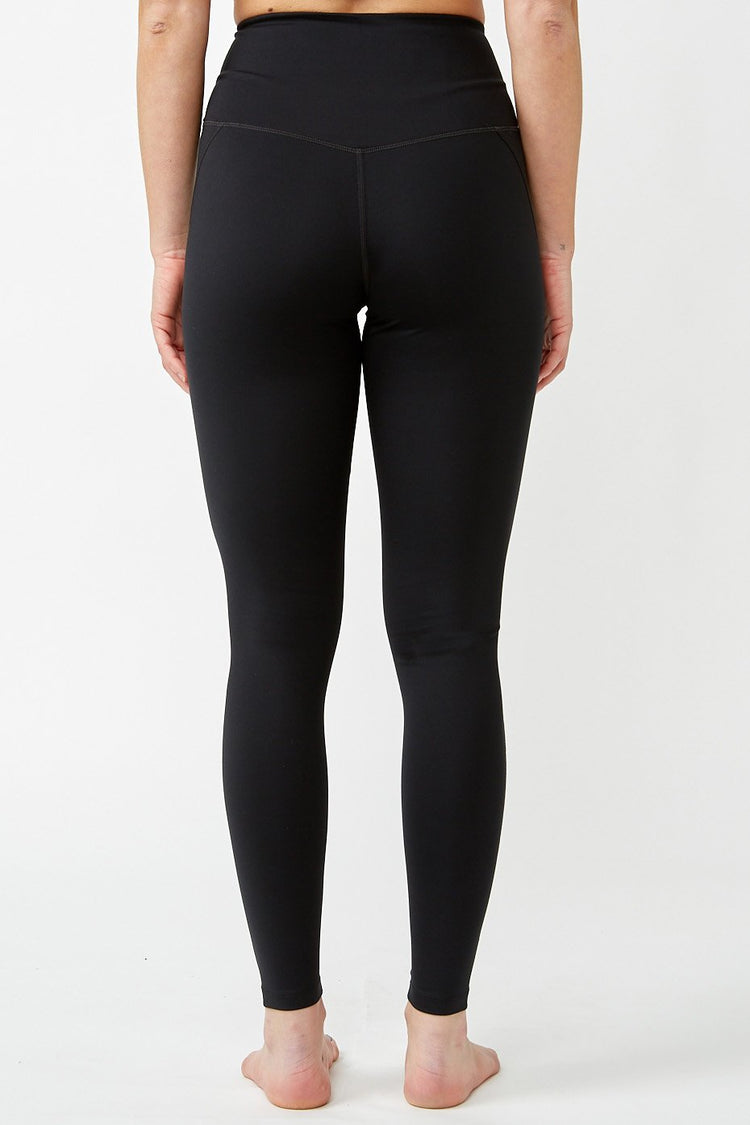 Girlfriend Collective Black High Rise Long Leggings