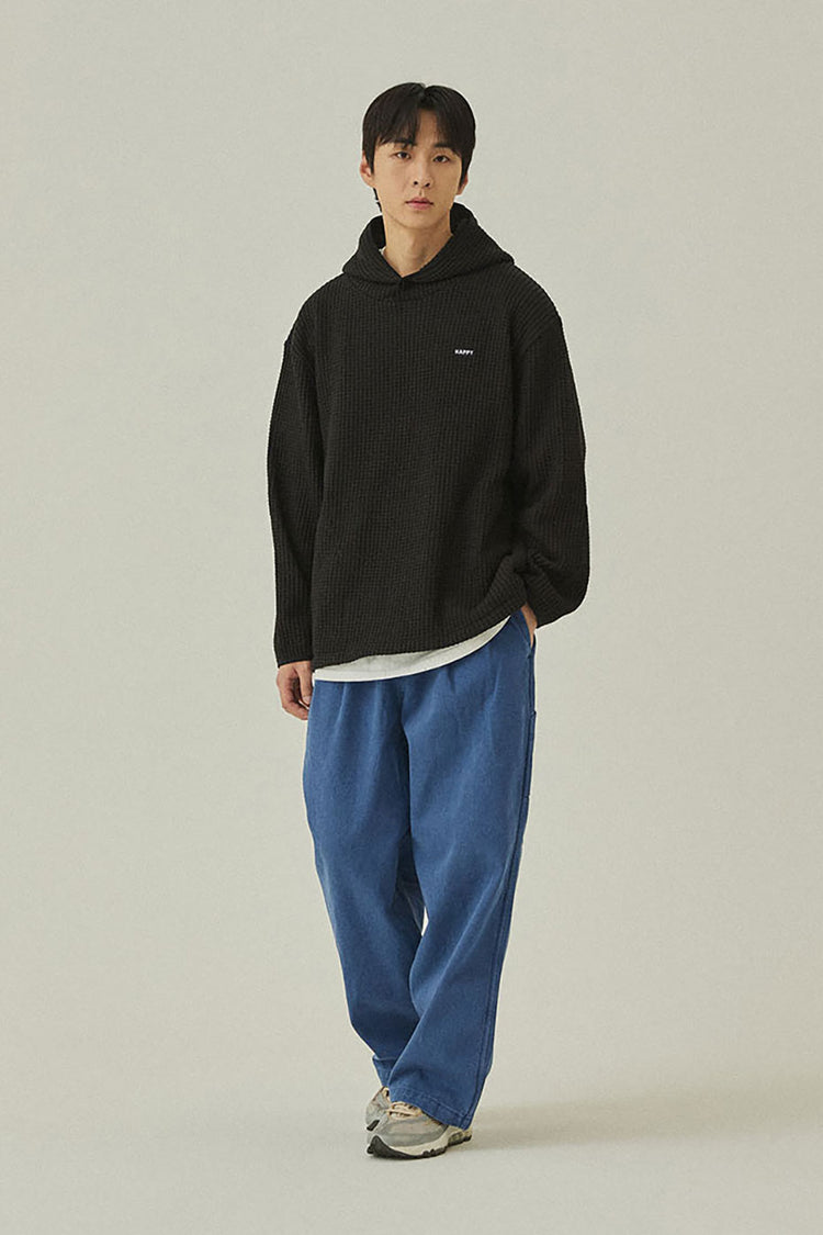 Kappy Blue Two Tuck Wide Katon Pants