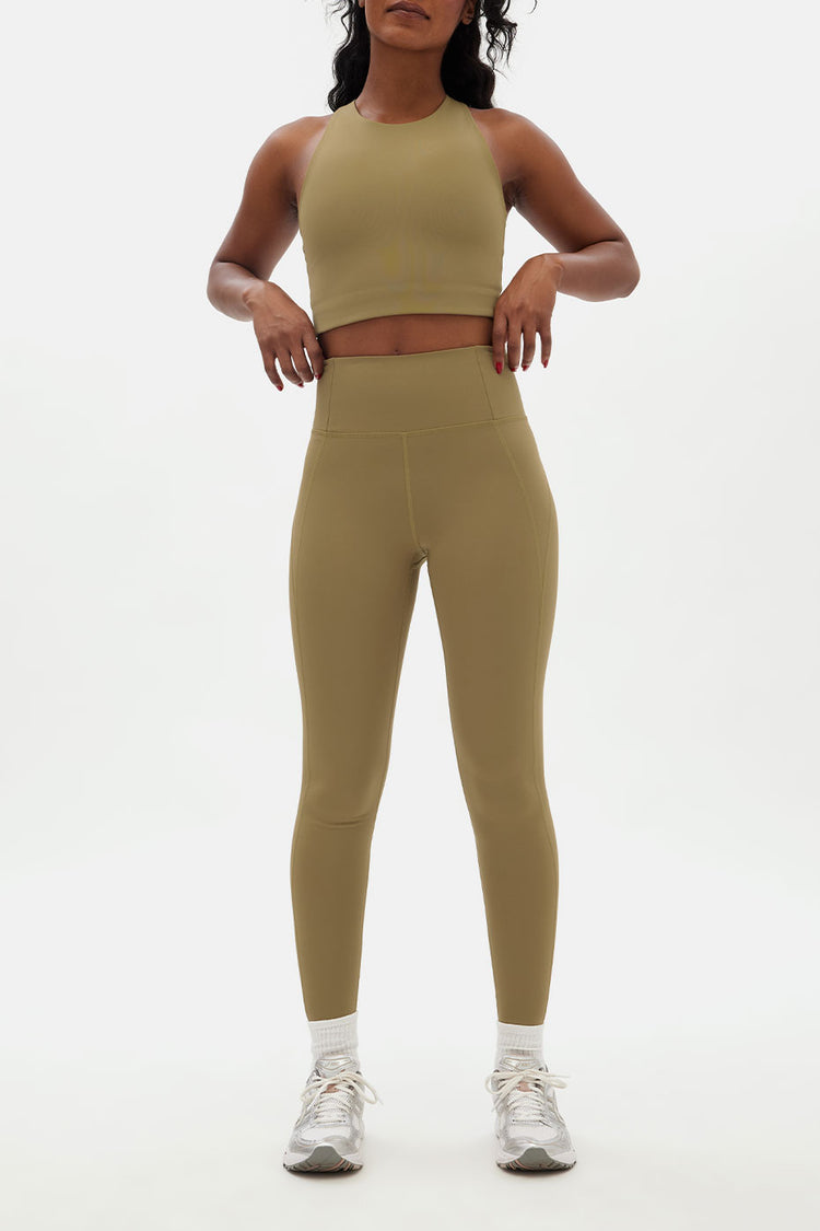 Girlfriend Collective Artichoke High Rise Long Leggings