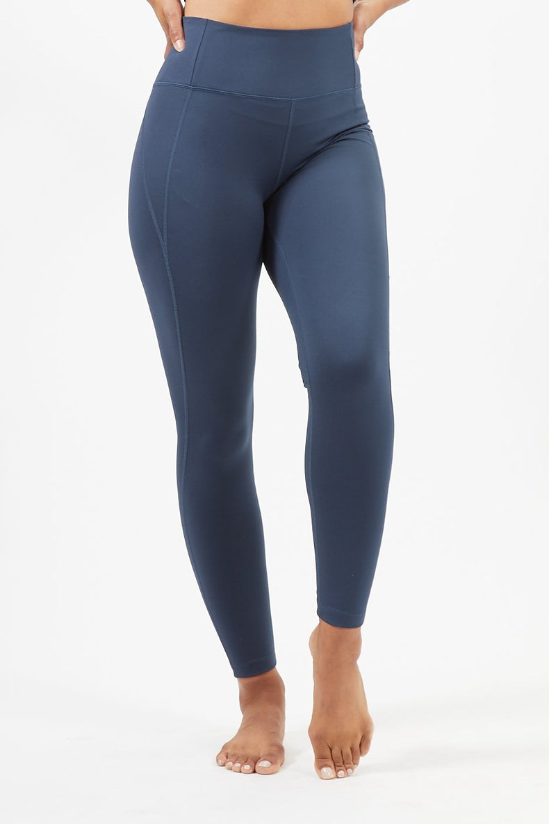 Girlfriend Collective Midnight Navy High Rise Long Leggings