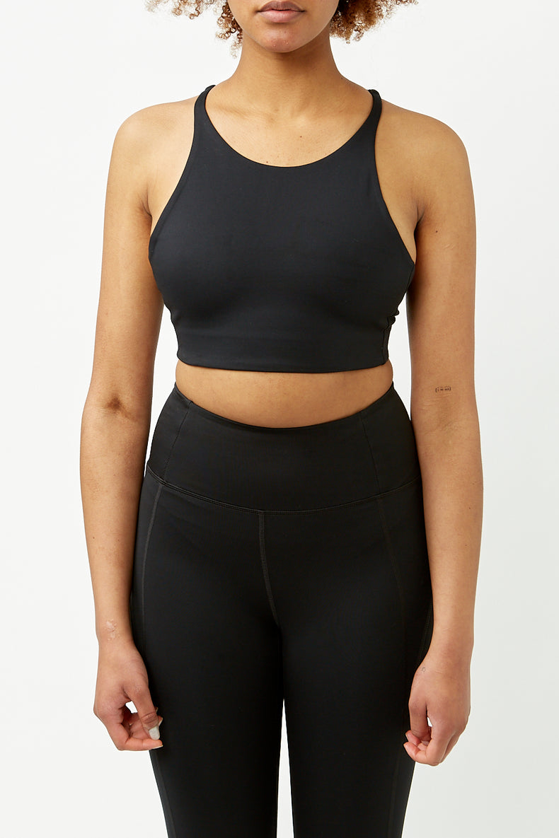 Girlfriend Collective Black Topanga Sports Bra