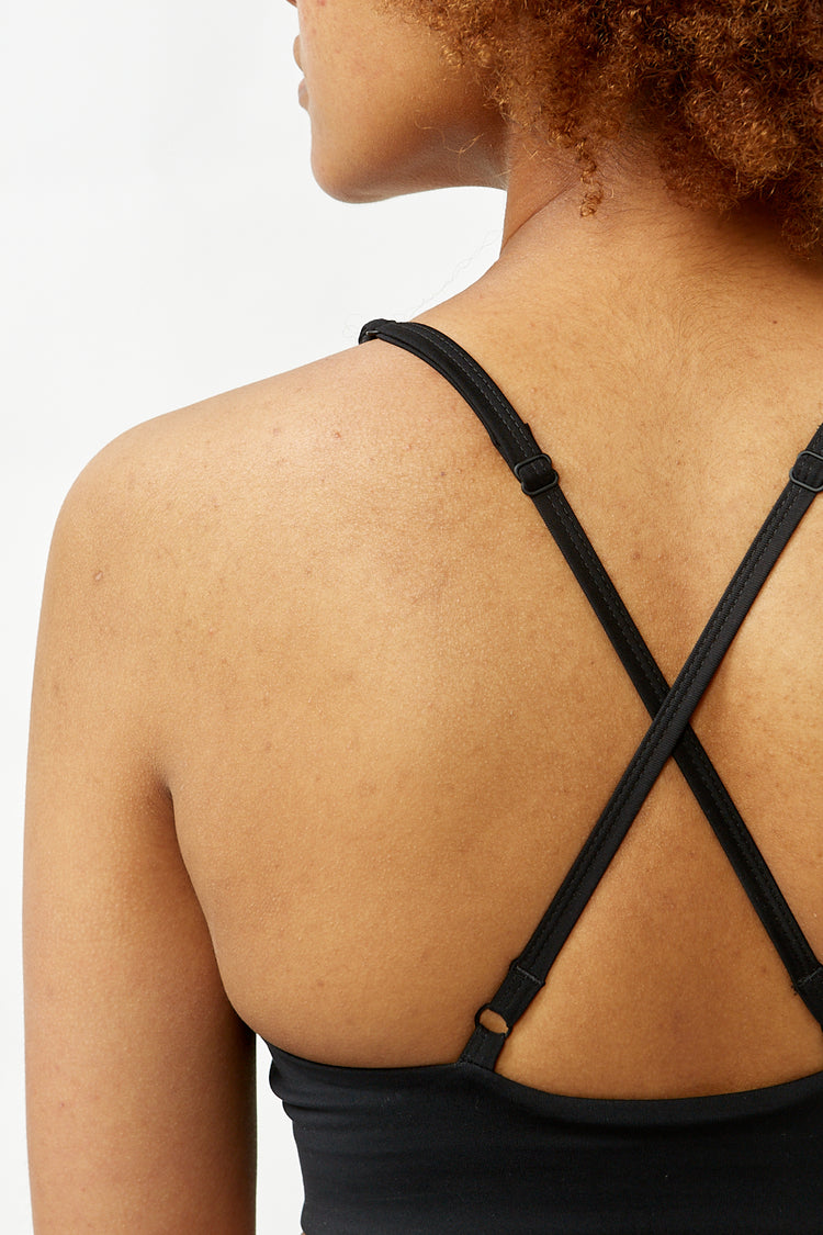 Girlfriend Collective Black Topanga Sports Bra