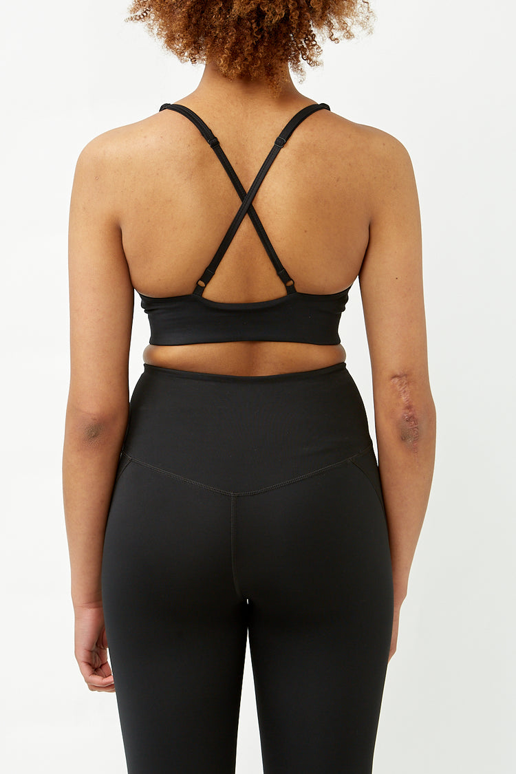 Girlfriend Collective Black Topanga Sports Bra