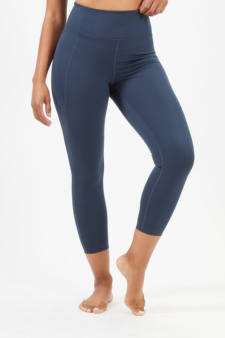 Girlfriend Collective Midnight Navy High Rise 7/8 Leggings