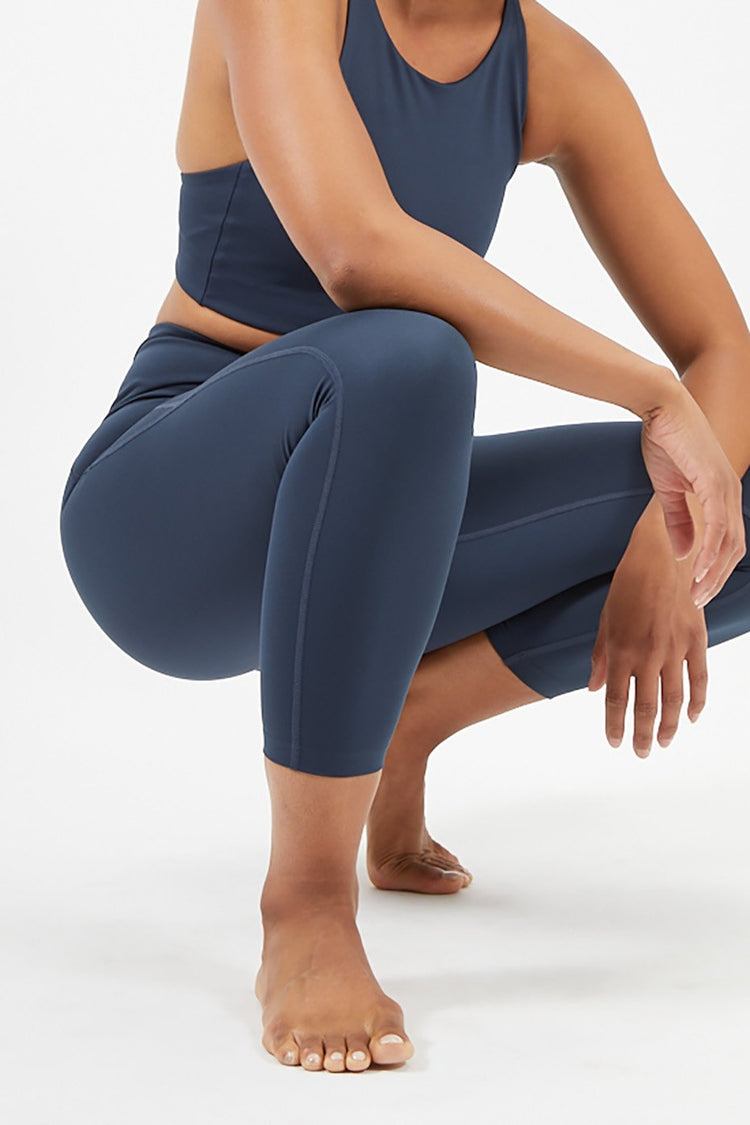 Girlfriend Collective Midnight Navy High Rise 7/8 Leggings