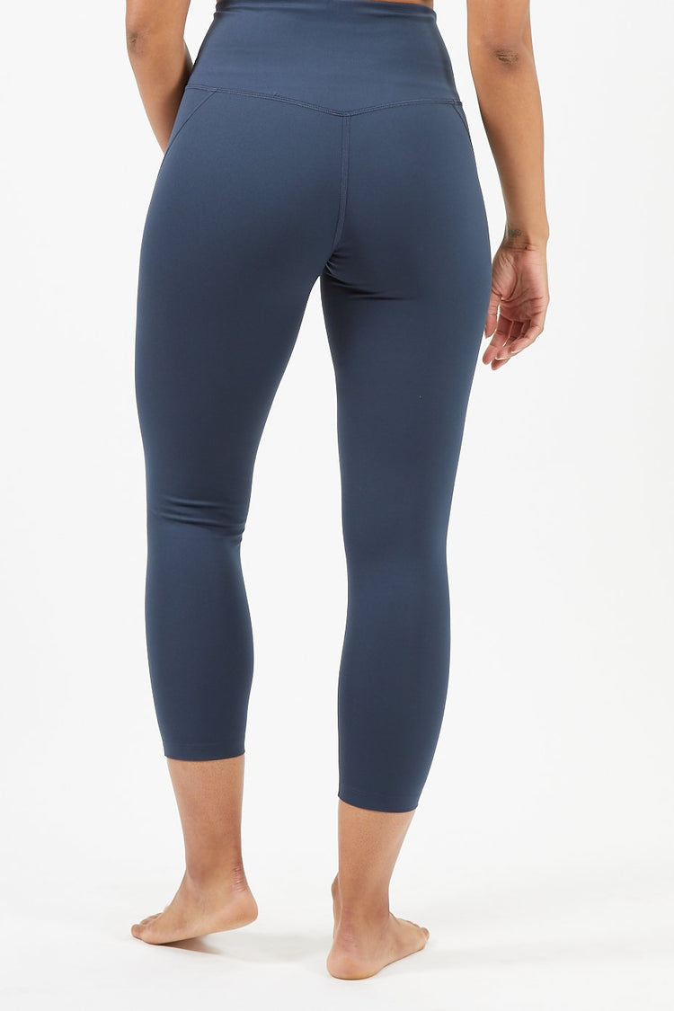 Girlfriend Collective Midnight Navy High Rise 7/8 Leggings
