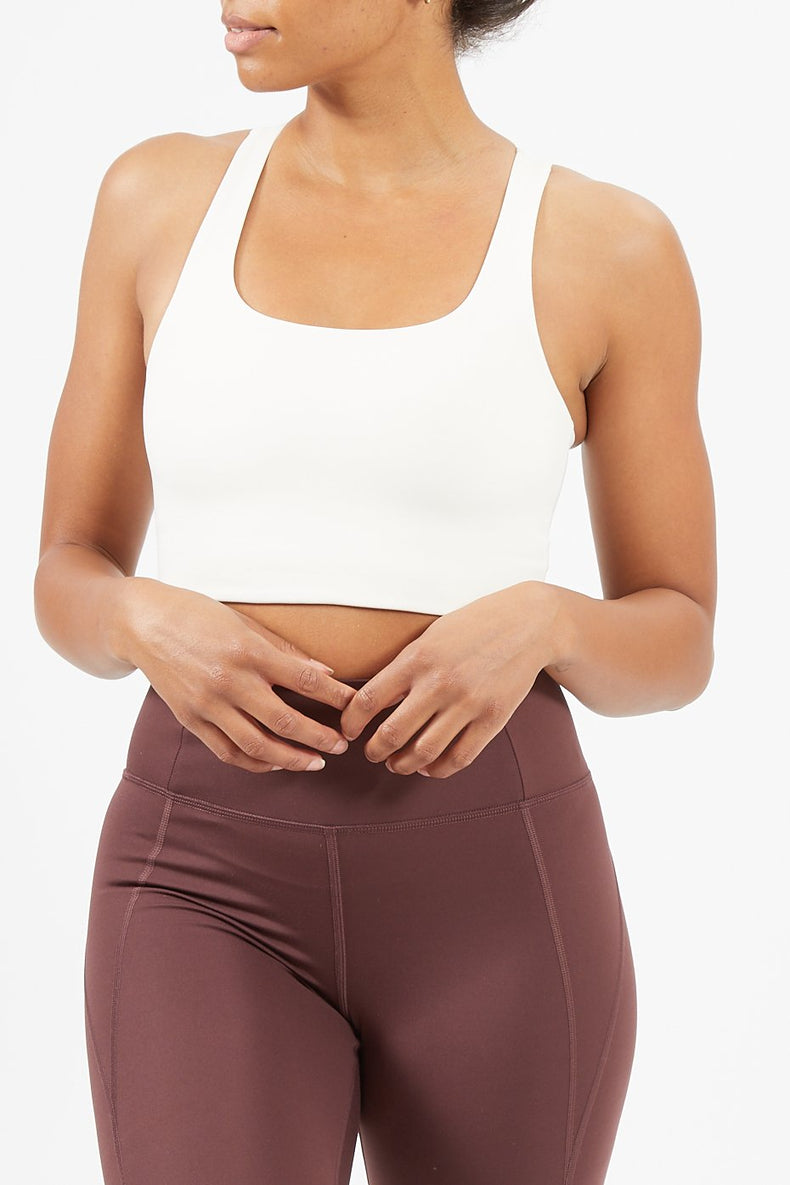 Girlfriend Collective Ivory Paloma Sports Bra