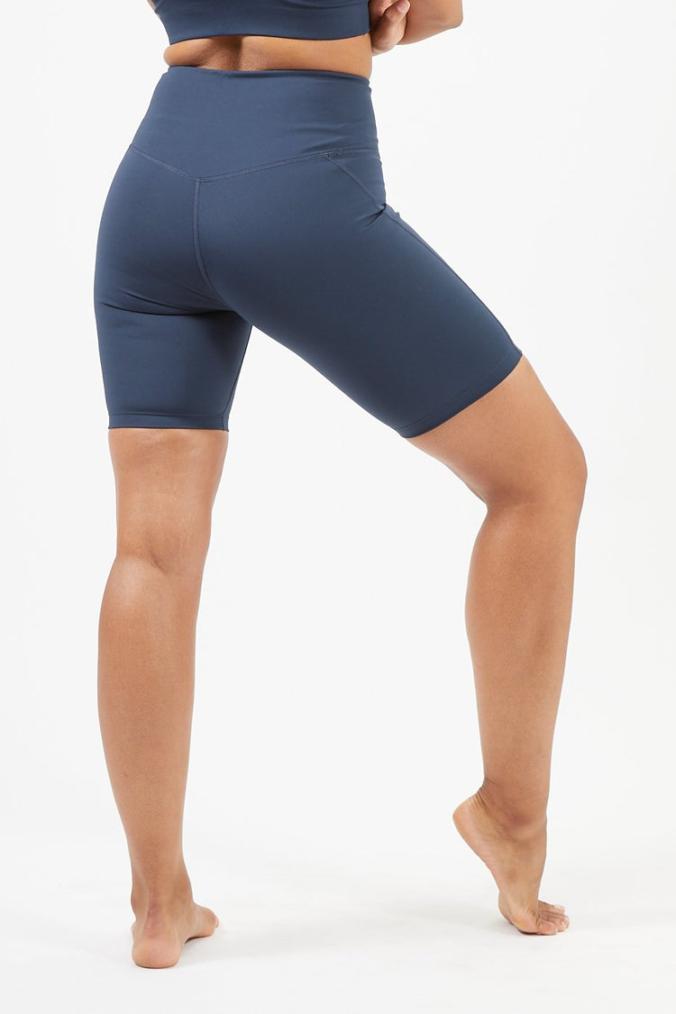 Girlfriend Collective Midnight Navy High Rise Bike Shorts