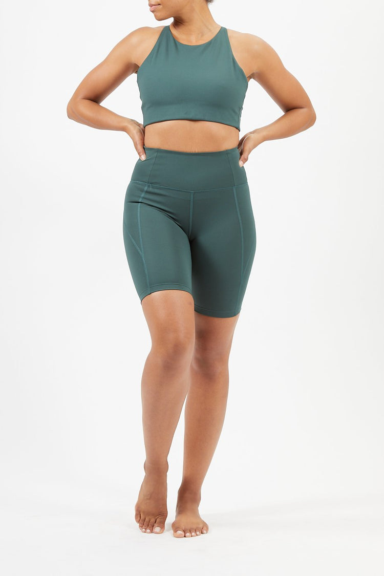 Girlfriend Collective Moss High Rise Bike Shorts