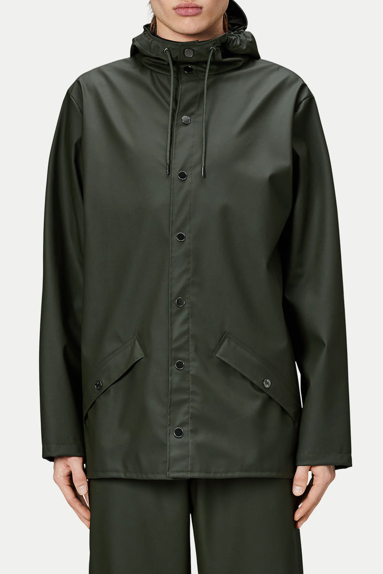 Rains Green Jacket