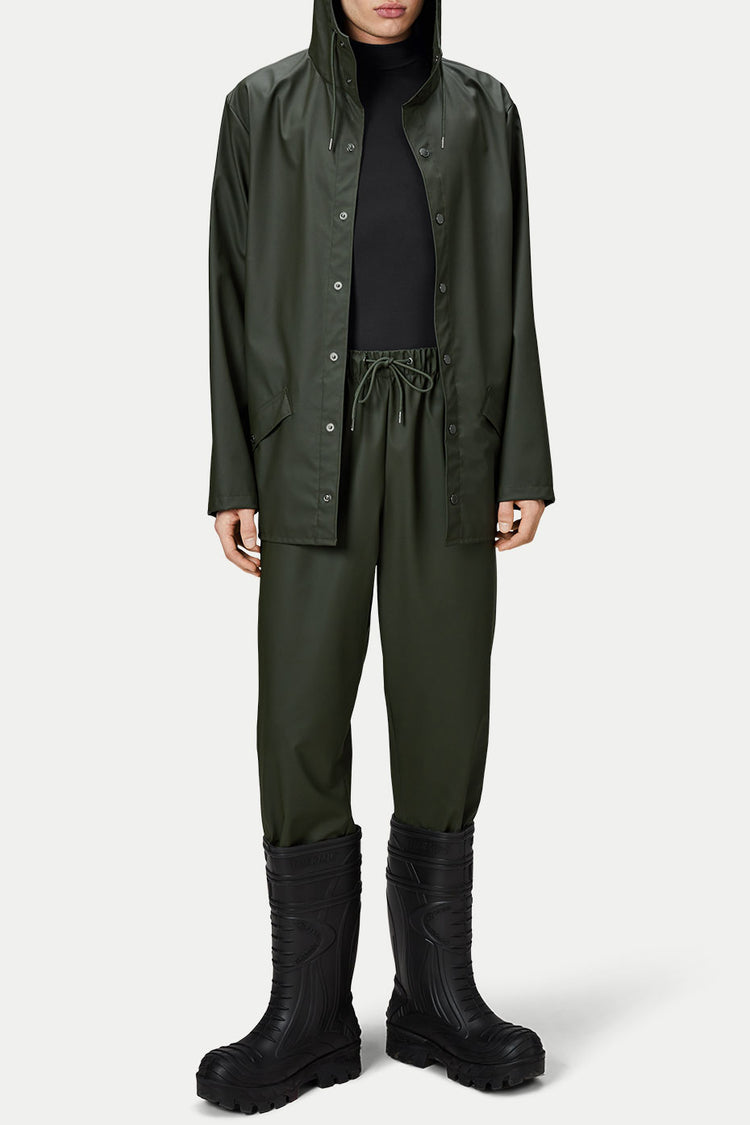 Rains Green Jacket