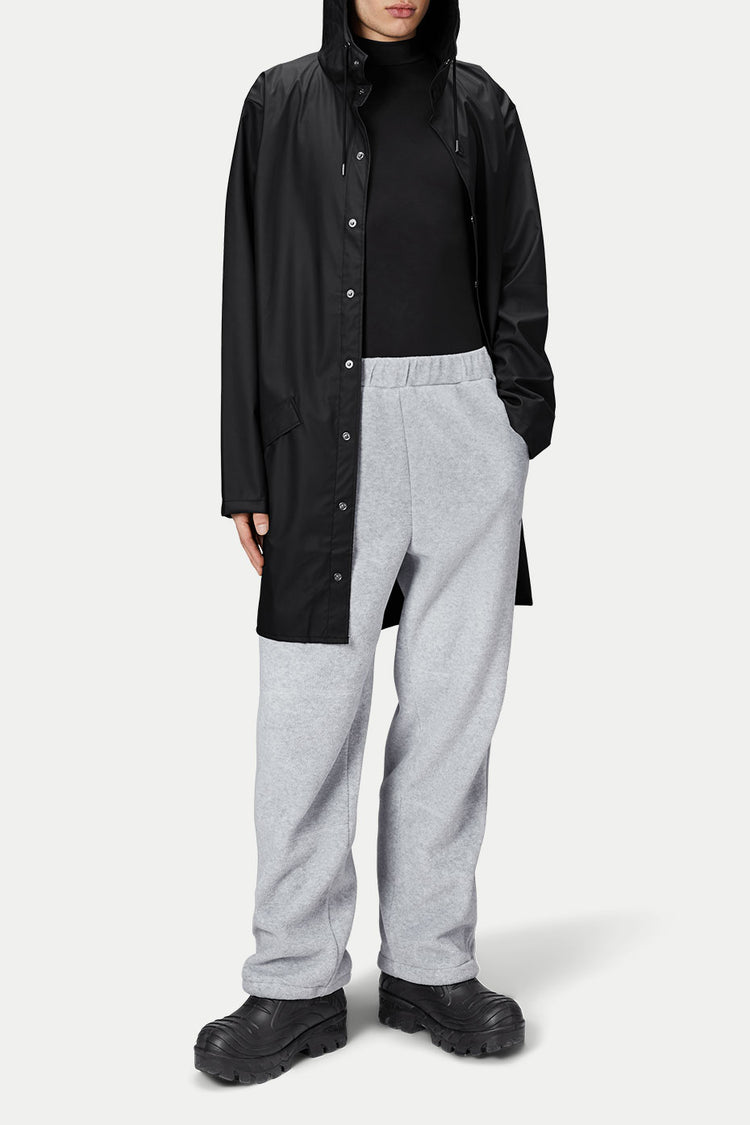 Rains Black Long Jacket