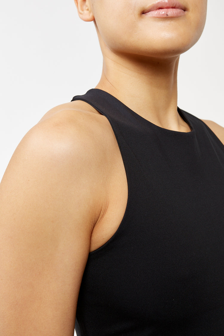 Girlfriend Collective Black Dylan Crop Bra