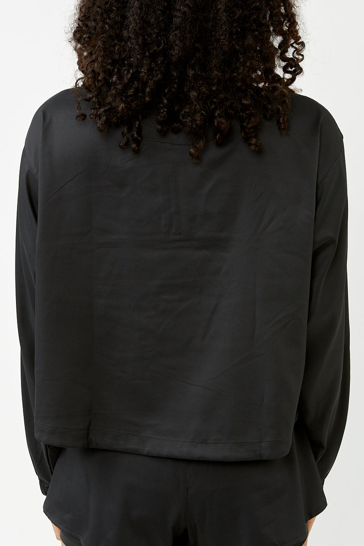 Girlfriend Collective Black Hummingbird Windbreaker