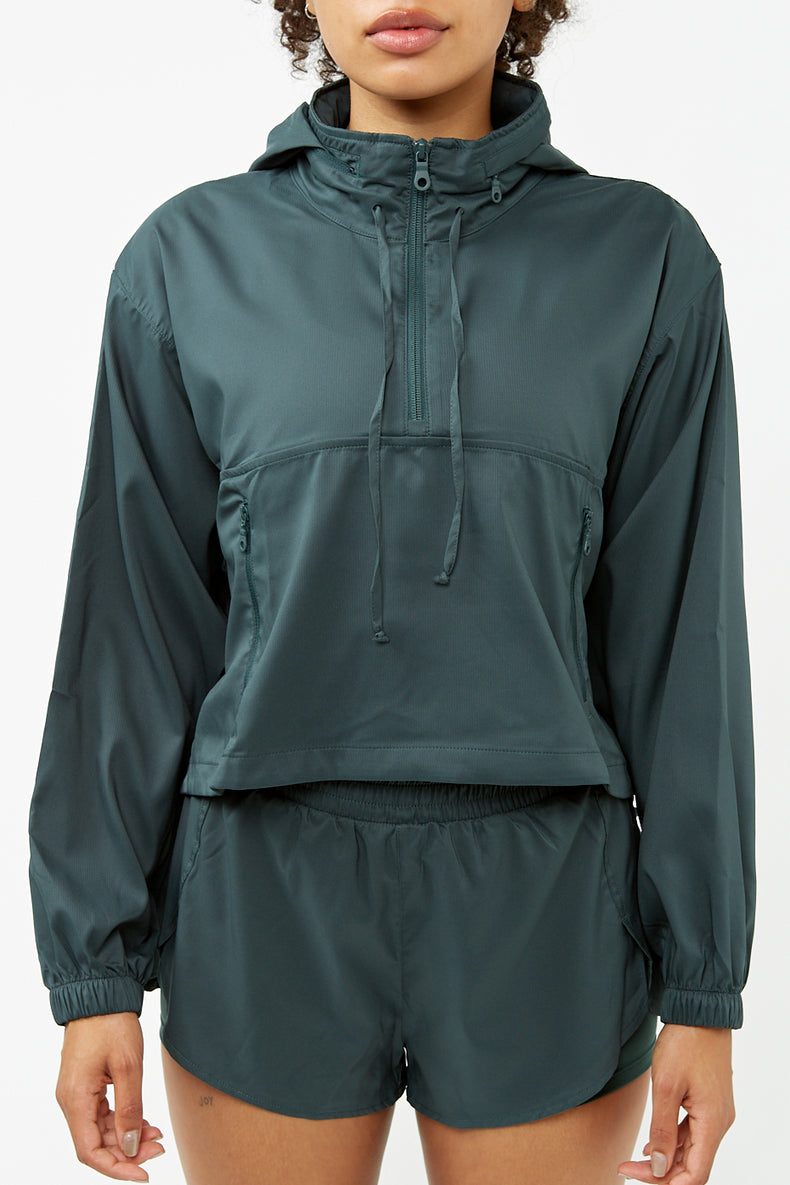 Girlfriend Collective Moss Hummingbird Windbreaker