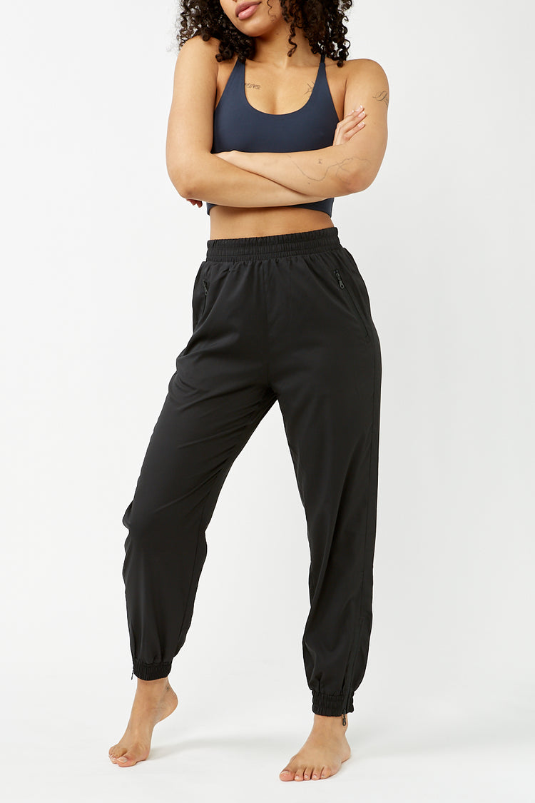 Girlfriend Collective Black Summit Track Pant
