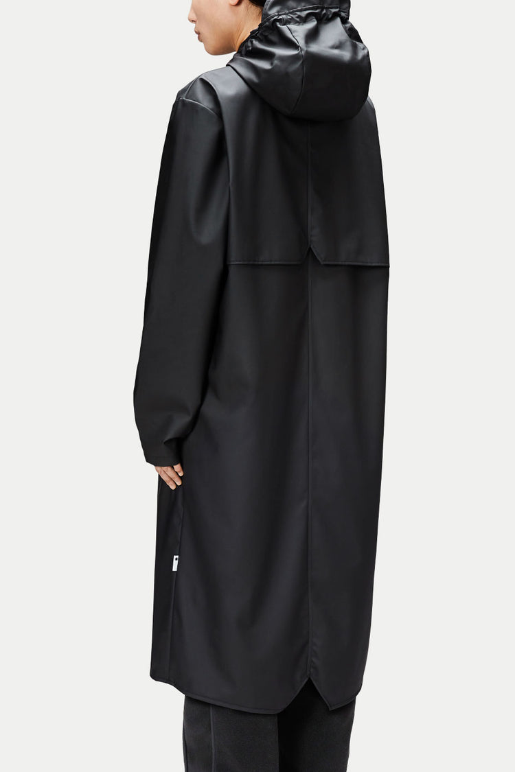 Rains Black Longer Jacket