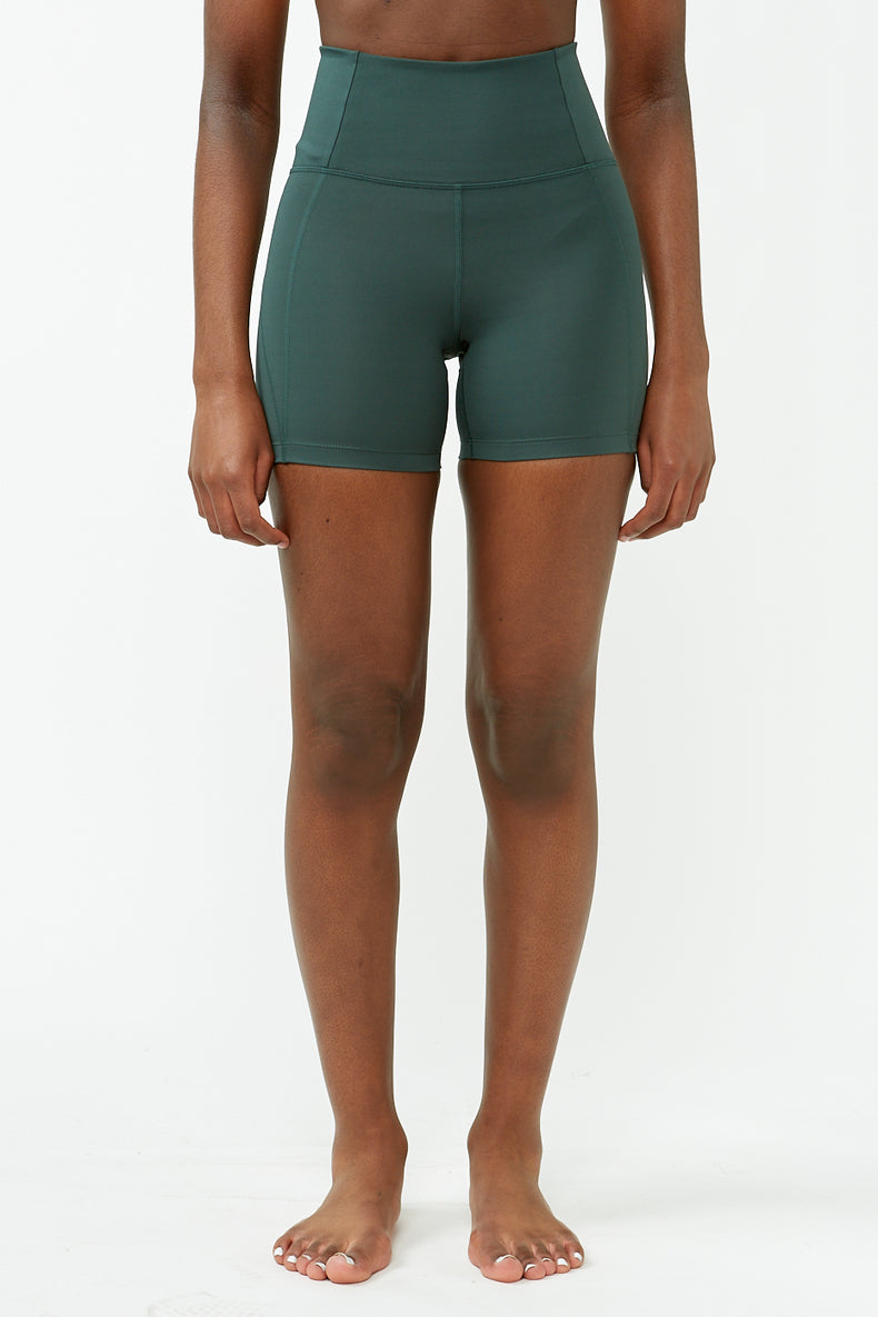Girlfriend Collective Moss Run High-Rise Shorts