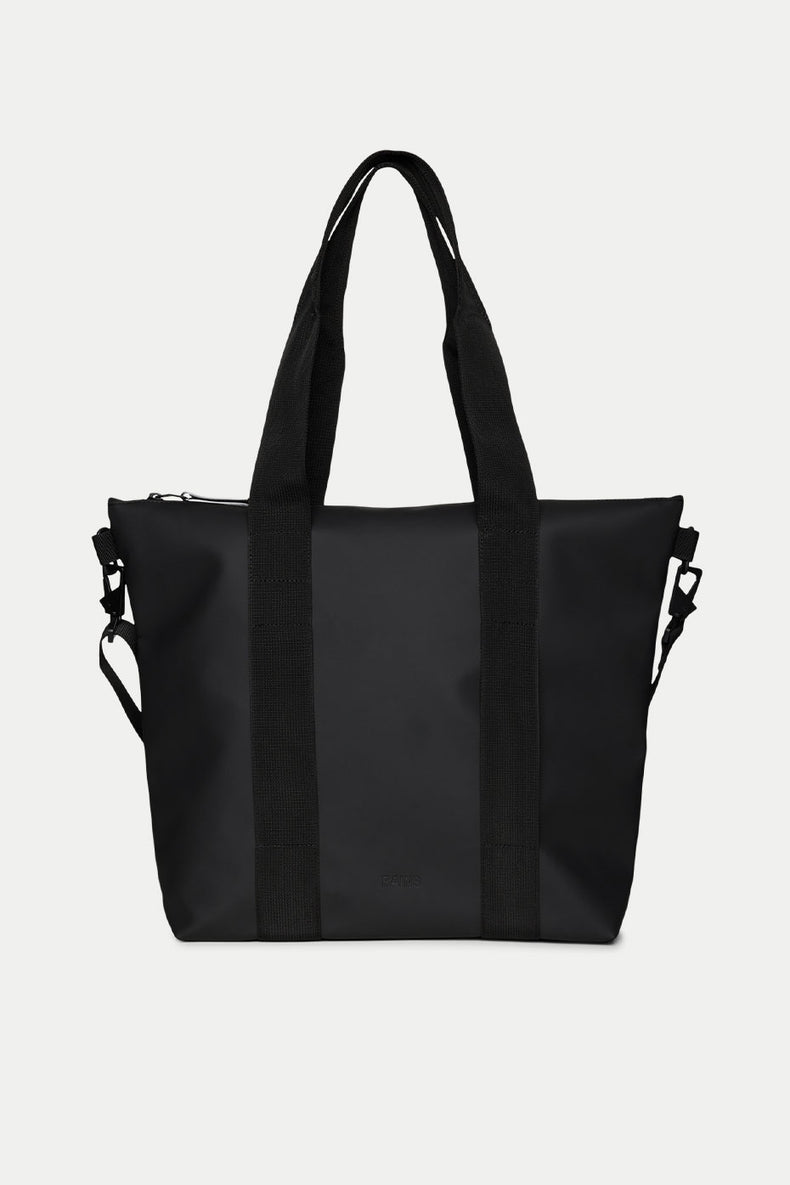 Rains Black Tote Mini Bag