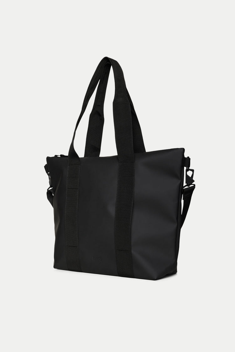 Rains Black Tote Mini Bag