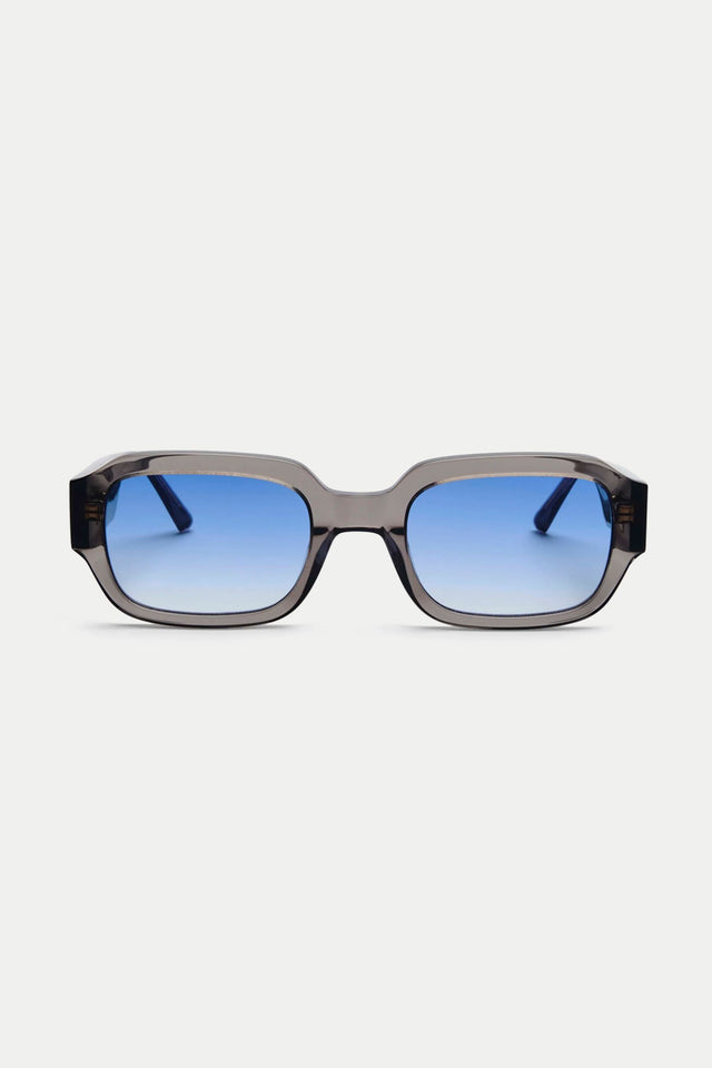 MESSYWEEKEND Grey Crystal Blue Downey Sunglasses
