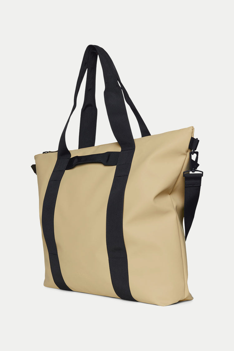 Rains Beige Tote Bag W3