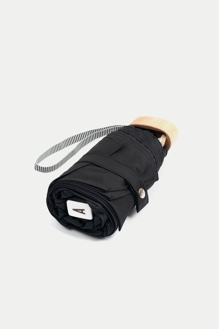 Anatole Black Jane Folding Compact Umbrella