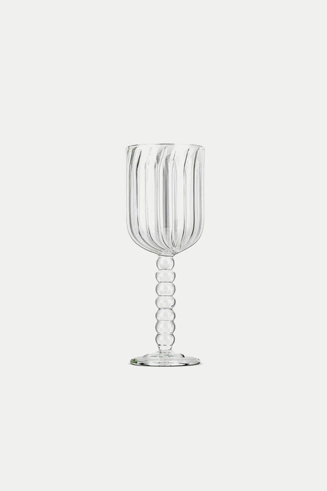Nkuku Clear Santosa Wine Glass