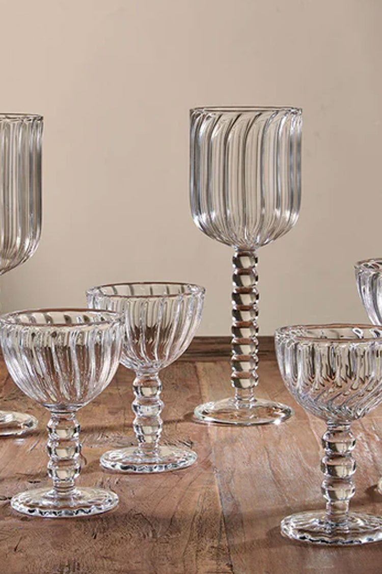Nkuku Clear Santosa Wine Glass
