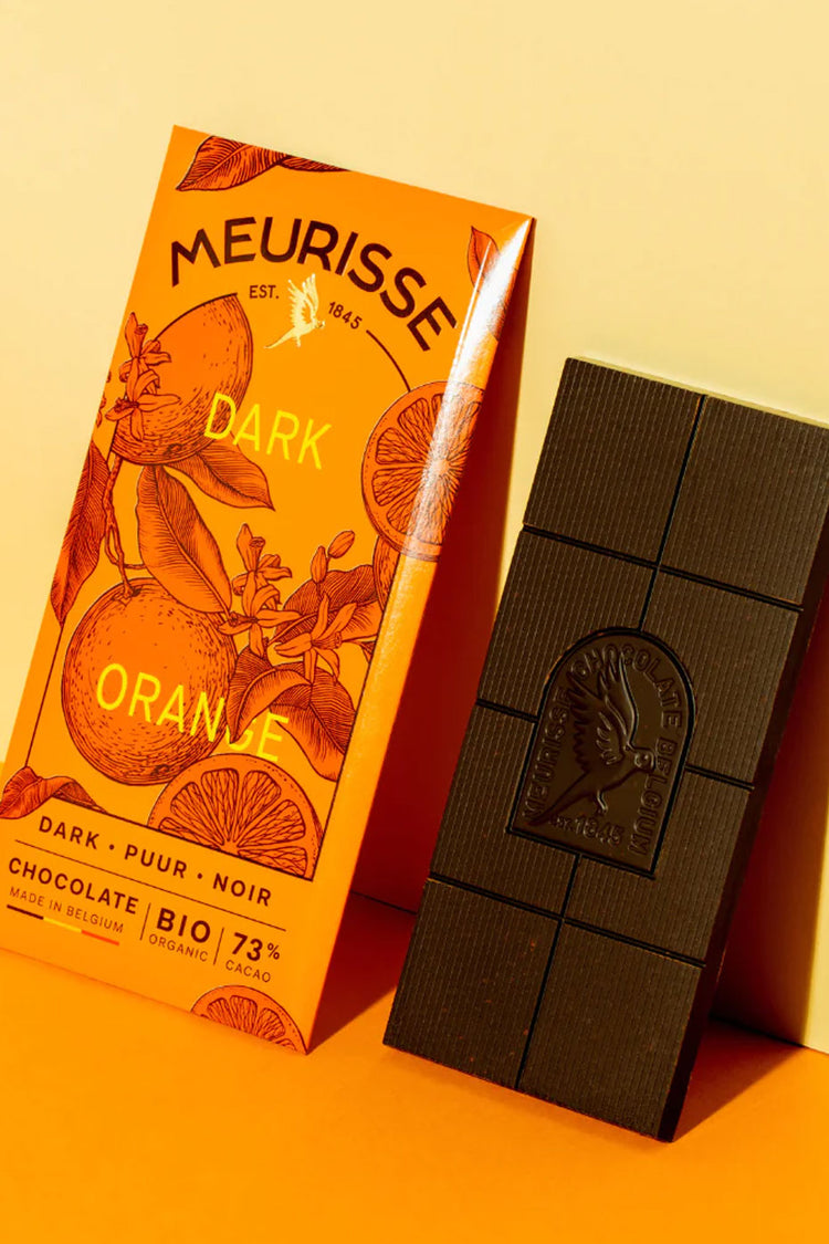Meurisse Dark Chocolate With Orange 100g