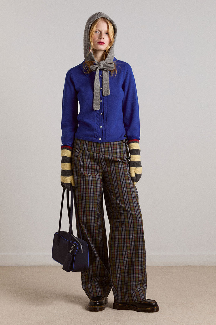 Damson Madder Charcoal Premium Bonnet