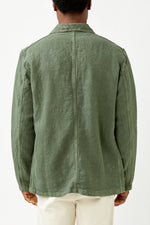 Jade Heavy Linen Weaved Jacket