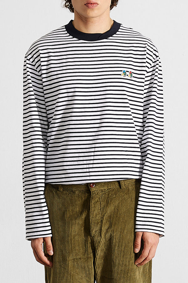 Navy Stripes Special Duck LS T-Shirt