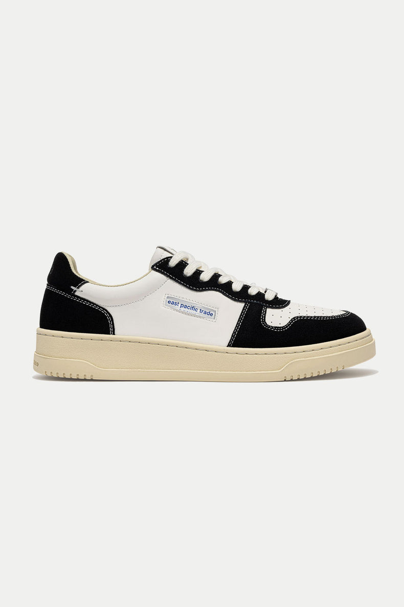 East Pacific Trade Black White Court Trainer Mens