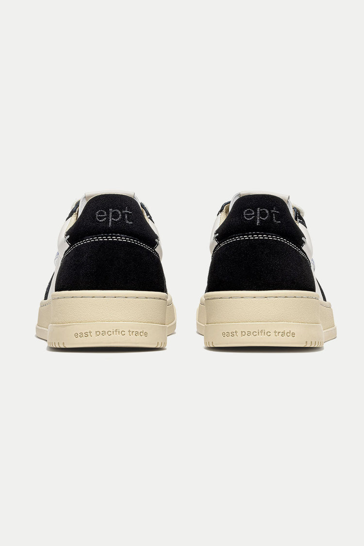 East Pacific Trade Black White Court Trainer Mens