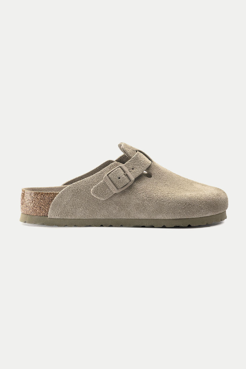 Birkenstock Faded Khaki Boston Clog Mens