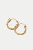 Gold Midi Helix Hoop Earrings