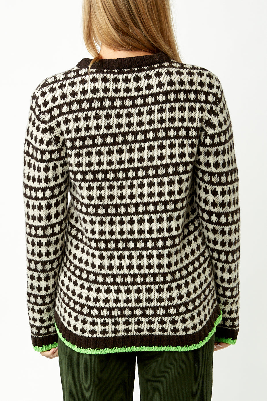 Black Coffee Winter White Recycled Kimilla Sweater