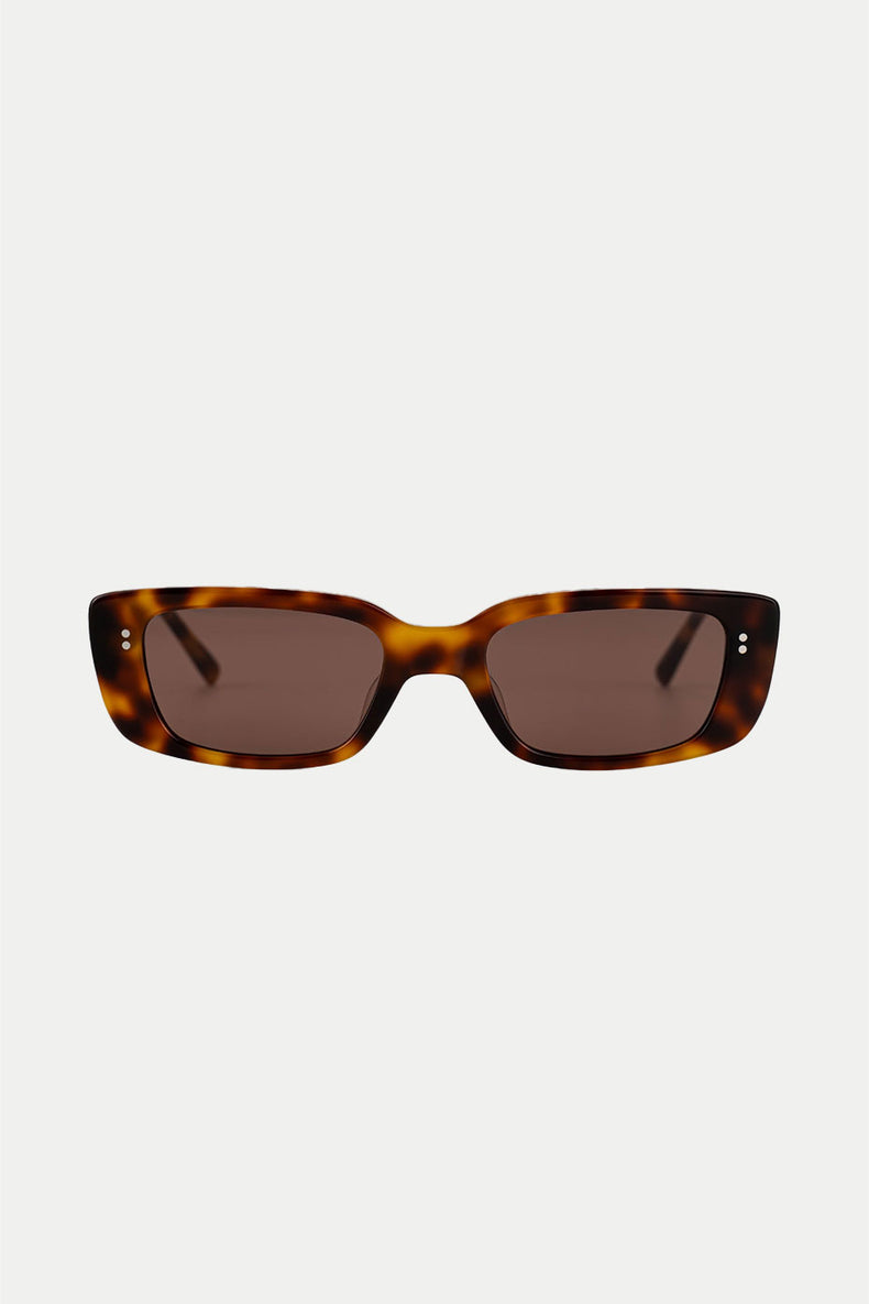 MESSYWEEKEND Brown Havana Grace Sunglasses