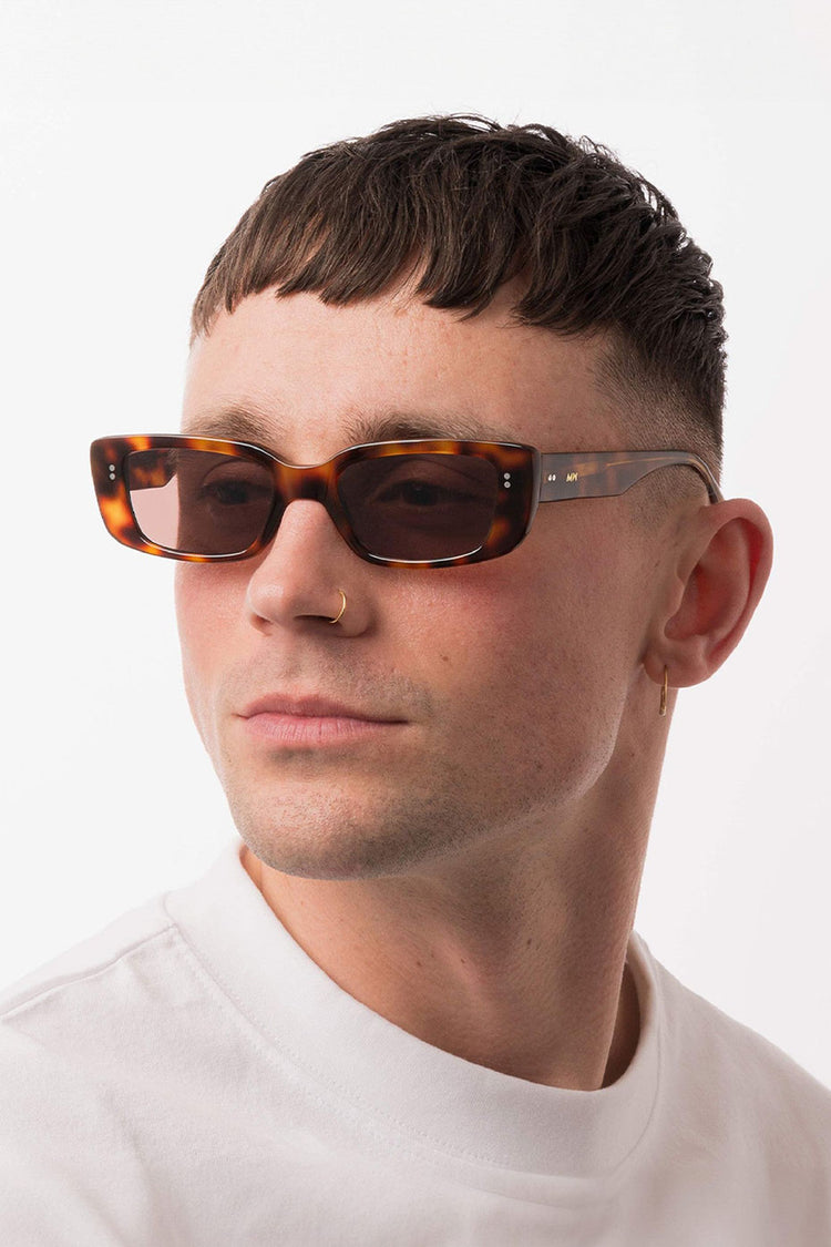 MESSYWEEKEND Brown Havana Grace Sunglasses