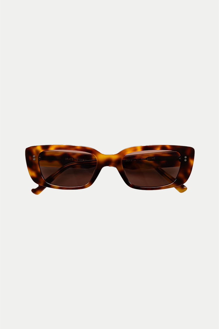 MESSYWEEKEND Brown Havana Grace Sunglasses