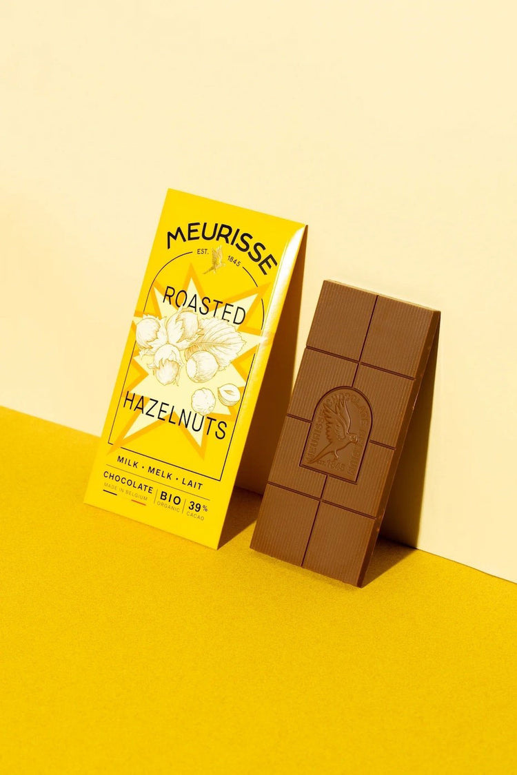 Meurisse Milk Chocolate Roasted Hazelnuts 100g