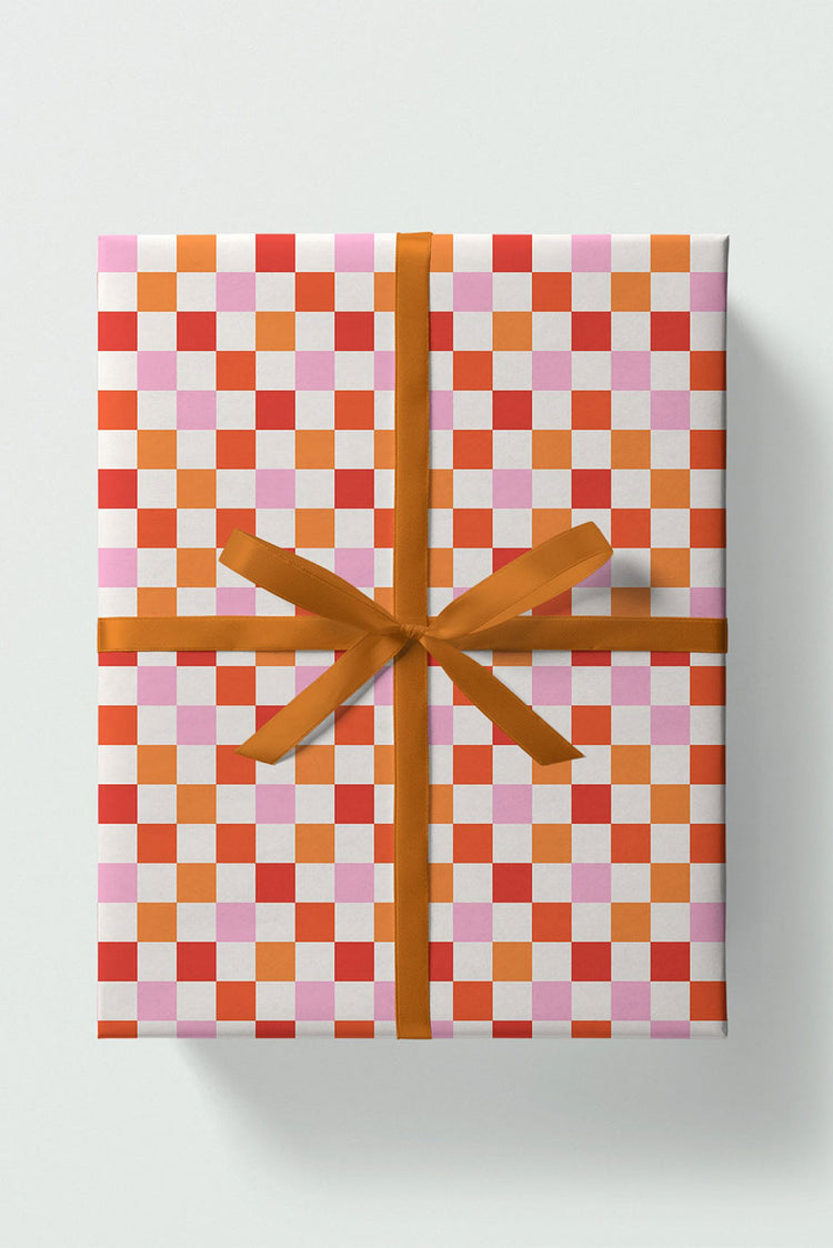 Graphic Factory Checkered Gift Wrap
