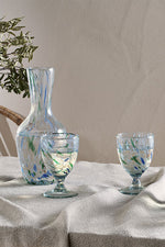Sea Blue Taja Wine Glass