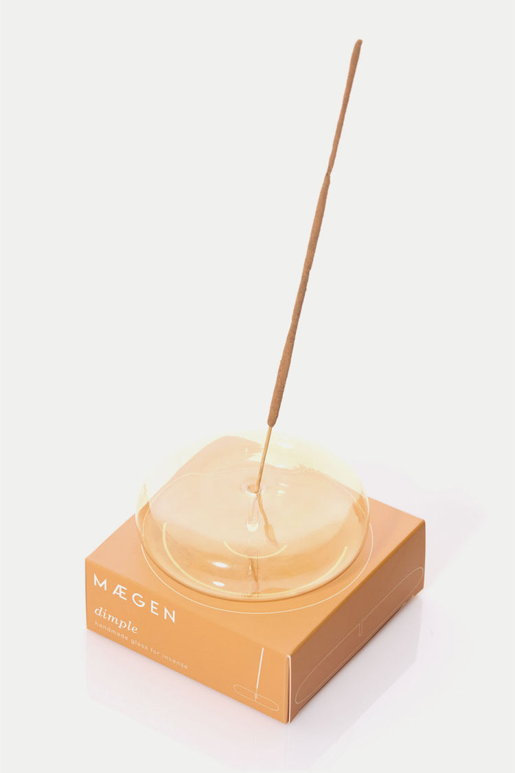 MÆGEN Yellow Dimple Incense Holder