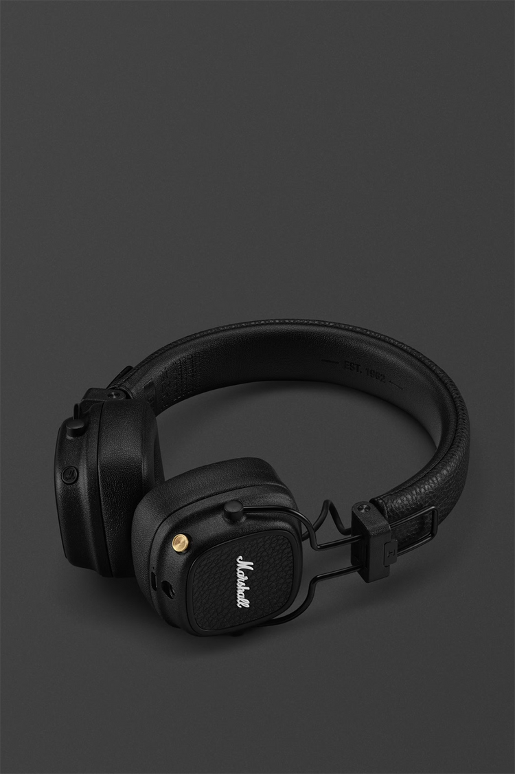 Marshall Black Major V On-Ear Headphones