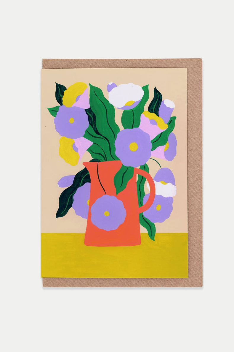 Evermade Summer Flowers Greetings Card