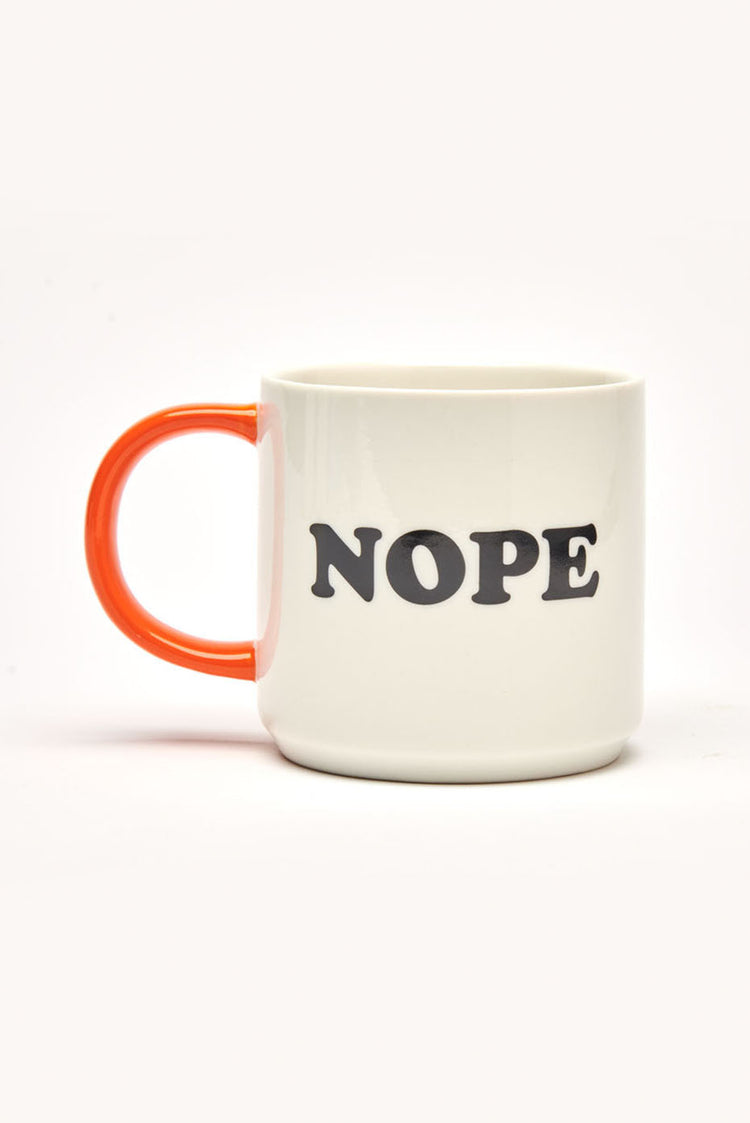 Magpie Peanuts Nope Mug
